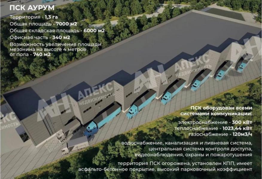 Аренда помещения под склад в поселке Черная Грязь Склад. компл. на Ленинградском шоссе ,7000 м2,фото-1