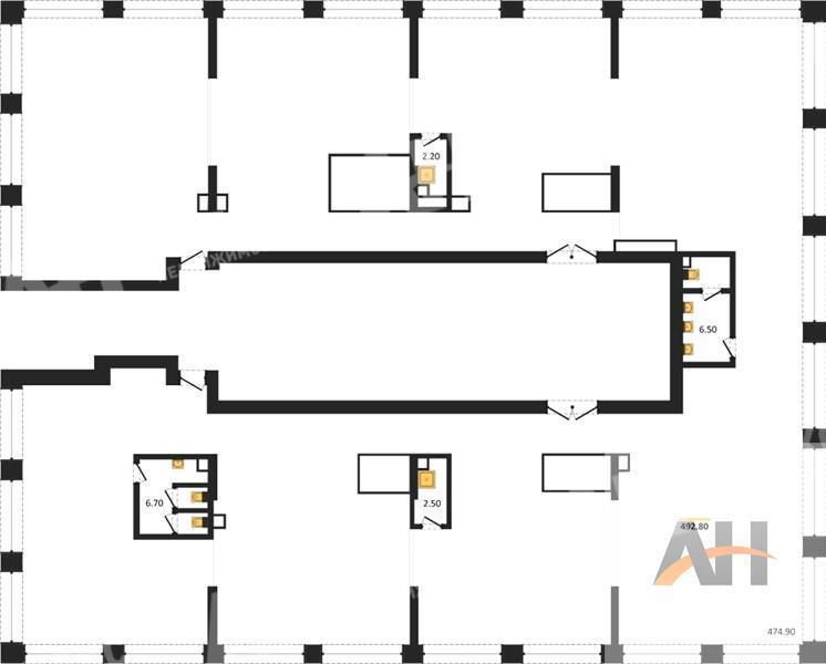 Продажа помещения свободного назначения в Москве в жилом доме на ул Академика Челомея,м.Воронцовская,492.8 м2,фото-1