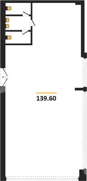 Продажа помещения свободного назначения в Москве в жилом доме на ул Золоторожский Вал,м.Москва-Товарная (МЦД),139.6 м2,фото-1