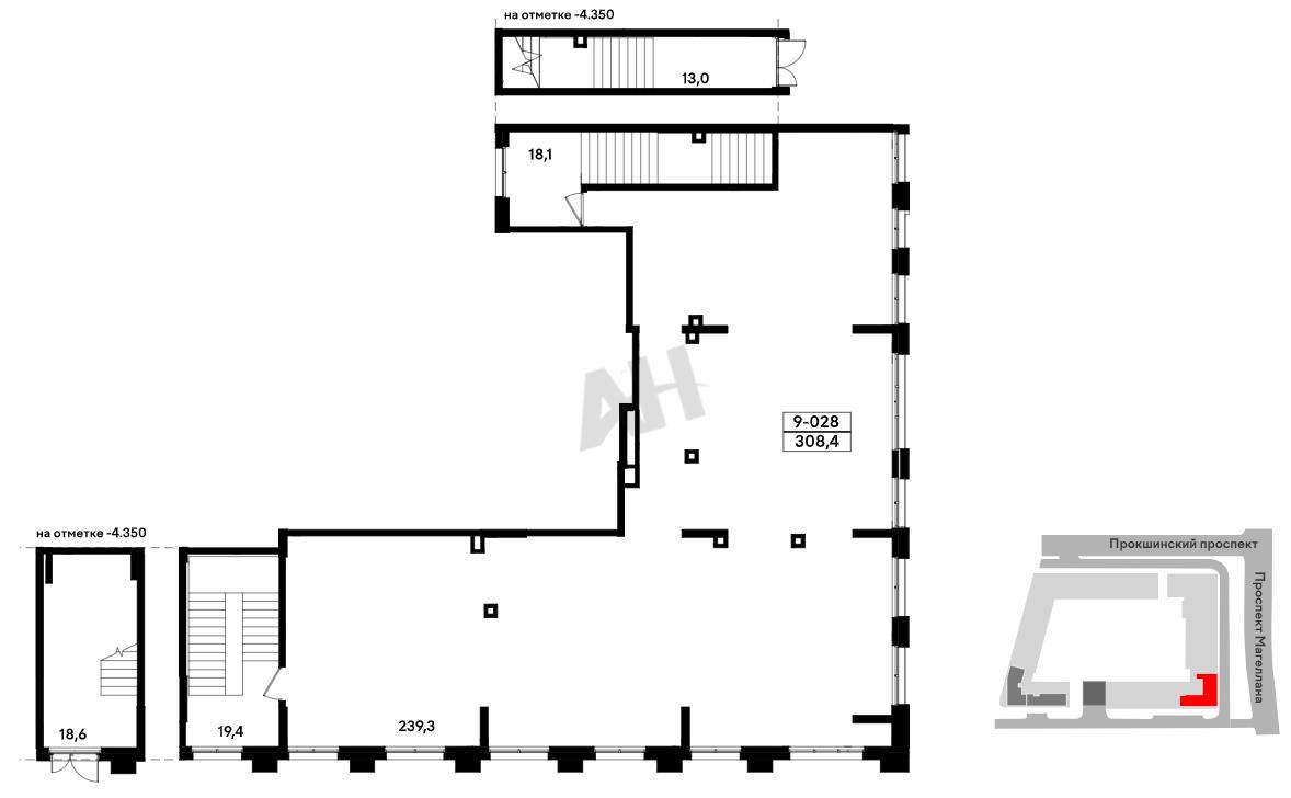 Продажа помещения свободного назначения в Коммунарке в жилом доме на Калужском шоссе ,308.4 м2,фото-1