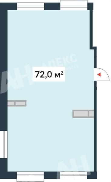 Продажа помещения свободного назначения в Москве в жилом доме на ул Корабельная,м.Нагатинский затон,72 м2,фото-1
