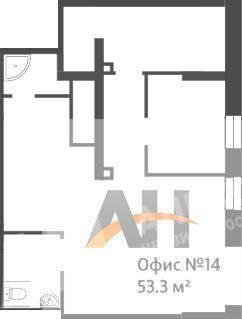 Продажа помещения свободного назначения в Рассказовке в жилом доме на Боровском шоссе ,53.3 м2,фото-1