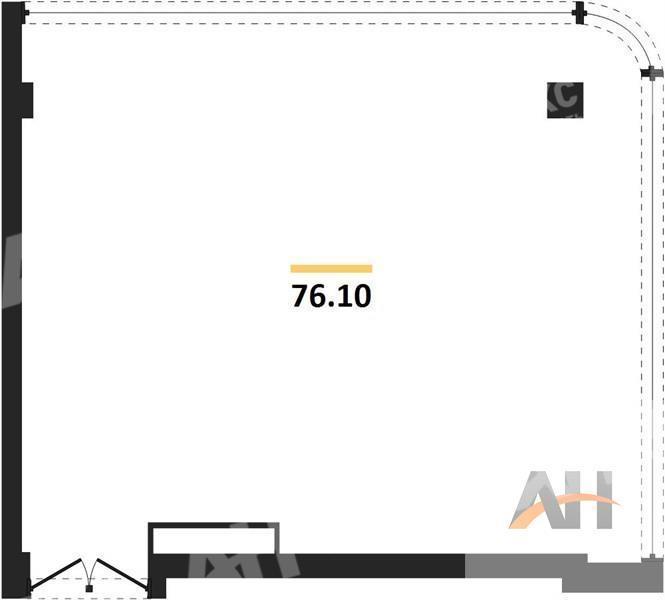 Продажа помещения свободного назначения в Москве в жилом доме на ул Гастелло,м.Сокольники,76.1 м2,фото-1