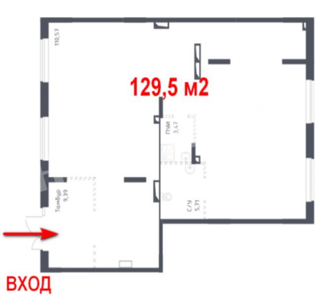 Продажа помещения свободного назначения в Марушкино в жилом доме на Киевском шоссе ,129.5 м2,фото-1