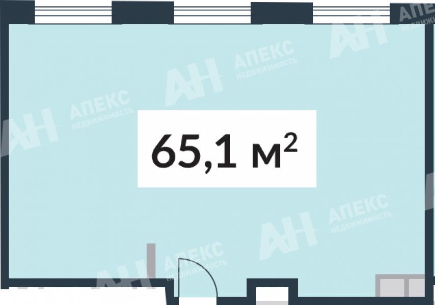Продажа помещения свободного назначения в Москве в жилом доме на ул Корабельная,м.Нагатинский затон,65 м2,фото-1
