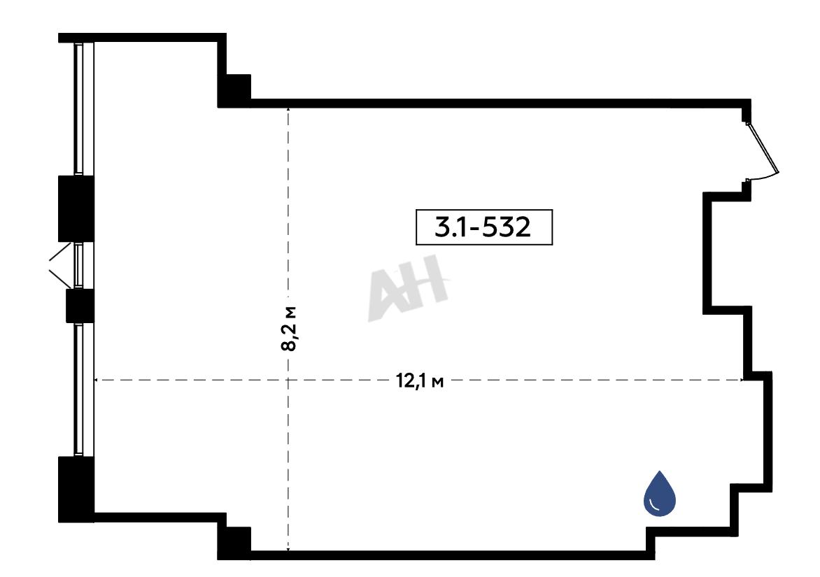Продажа помещения свободного назначения в Коммунарке в жилом доме на Калужском шоссе ,98.3 м2,фото-1