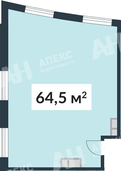 Продажа помещения свободного назначения в Москве в жилом доме на ул Корабельная,м.Нагатинский затон,67.1 м2,фото-1