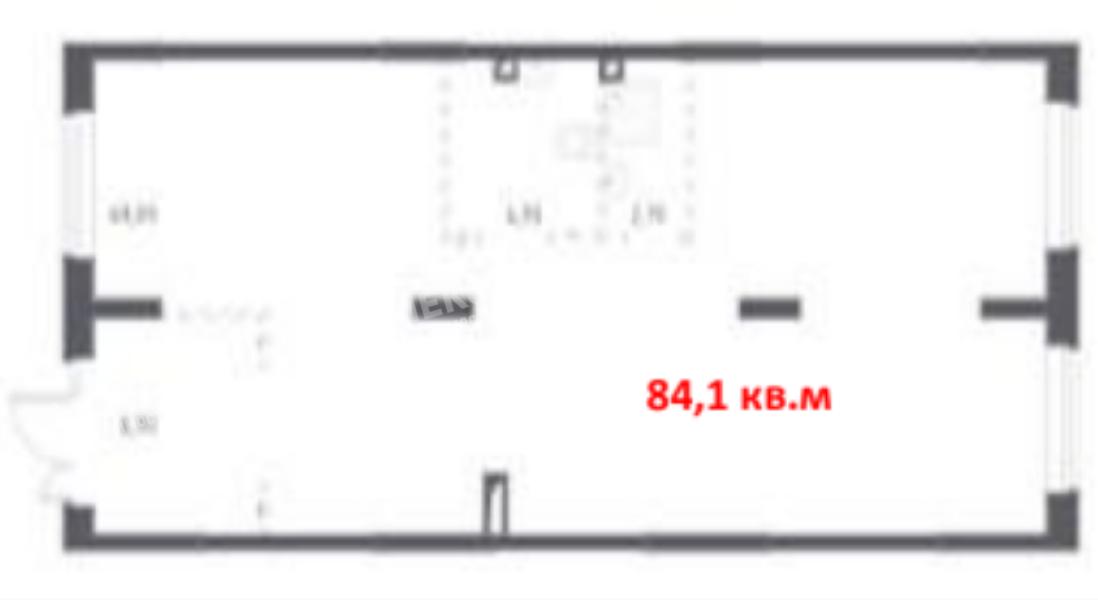 Продажа помещения свободного назначения в Домодедово в жилом доме на Каширском шоссе ,84.1 м2,фото-1