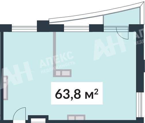 Продажа помещения свободного назначения в Москве в жилом доме на ул Корабельная,м.Нагатинский затон,65.3 м2,фото-1