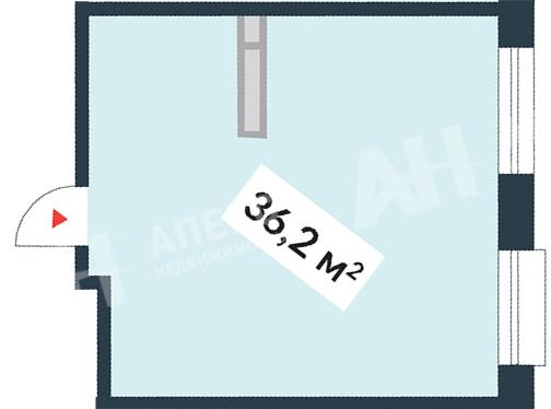 Продажа помещения свободного назначения в Москве в жилом доме на ул Корабельная,м.Нагатинский затон,36.2 м2,фото-1