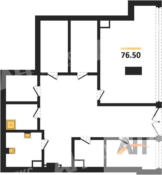 Продажа помещения свободного назначения в Москве в жилом доме на ул Гастелло,м.Сокольники,76.5 м2,фото-1