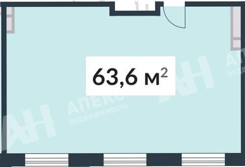 Продажа помещения свободного назначения в Москве в жилом доме на ул Корабельная,м.Нагатинский затон,63.2 м2,фото-1
