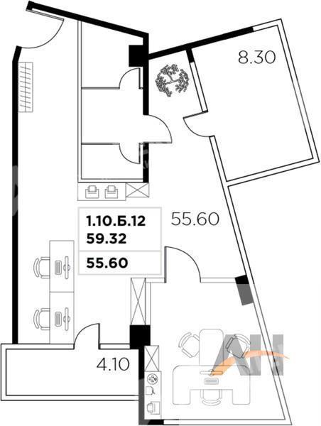 Продажа помещения свободного назначения в Реутове в жилом доме на Носовихинском шоссе ,68 м2,фото-1