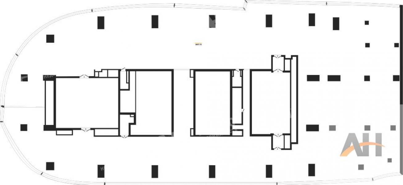 Продажа помещения свободного назначения в Москве в жилом доме на проезд 1-й Красногвардейский,м.Деловой центр,1857.7 м2,фото-1