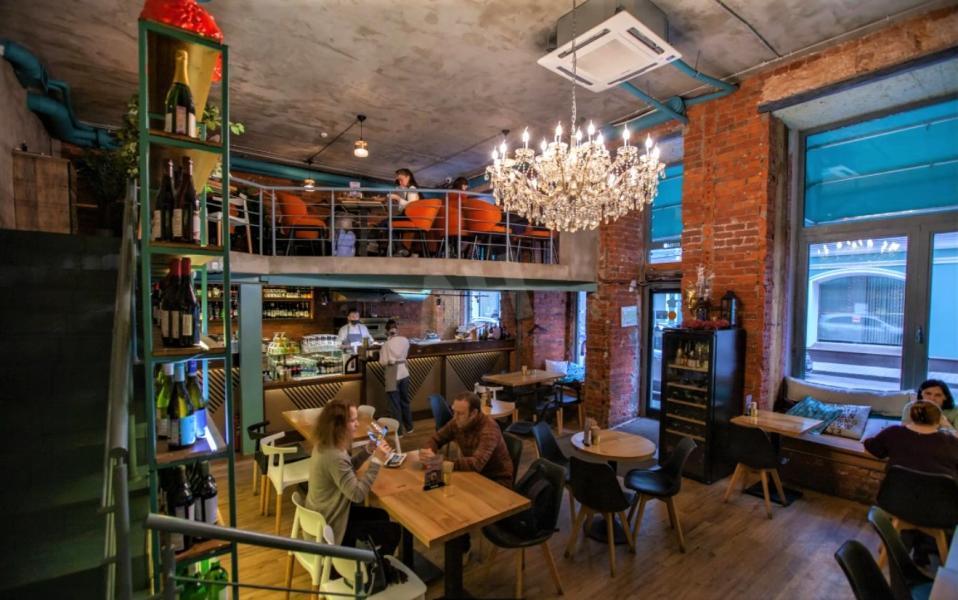 Аренда кафе, бара, ресторана в Москве в жилом доме на ул Сретенка,м.Сухаревская,141.6 м2,фото-1