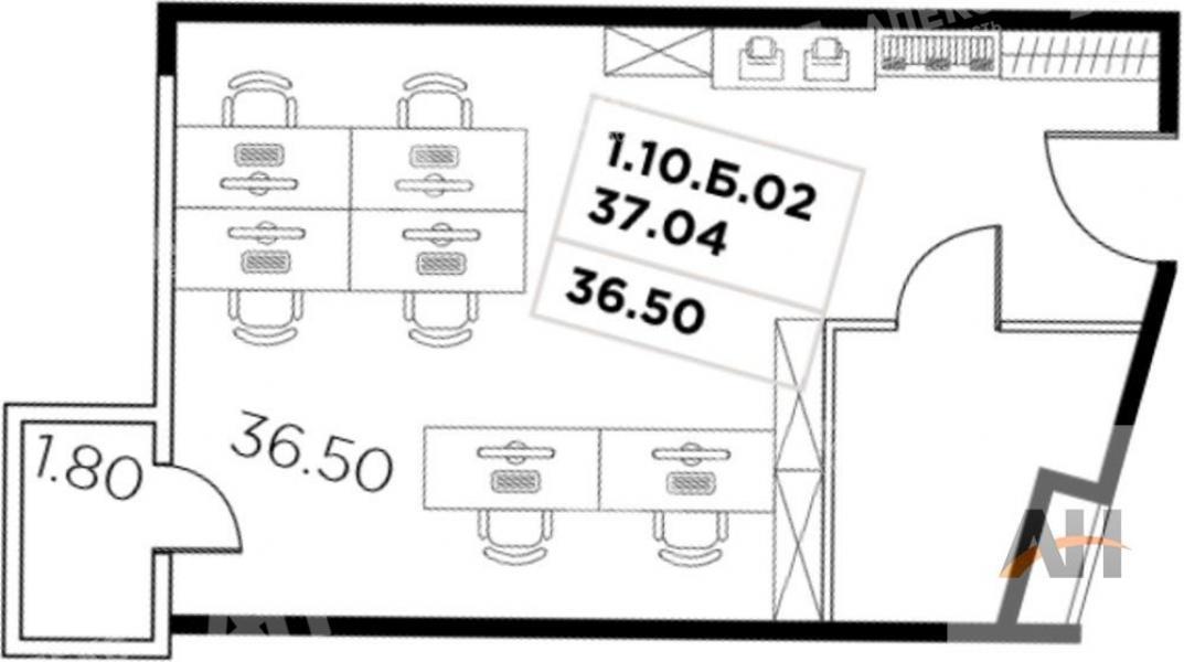 Продажа помещения свободного назначения в Реутове в жилом доме на Носовихинском шоссе ,38.3 м2,фото-1