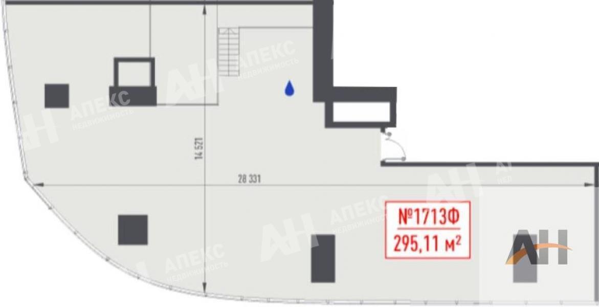 Продажа помещения свободного назначения в Москве в жилом доме на проезд 1-й Красногвардейский,м.Деловой центр,295.1 м2,фото-1