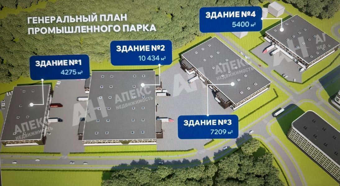 Продажа помещения под склад в Видном Склад. компл. на Каширском шоссе ,854 м2,фото-1