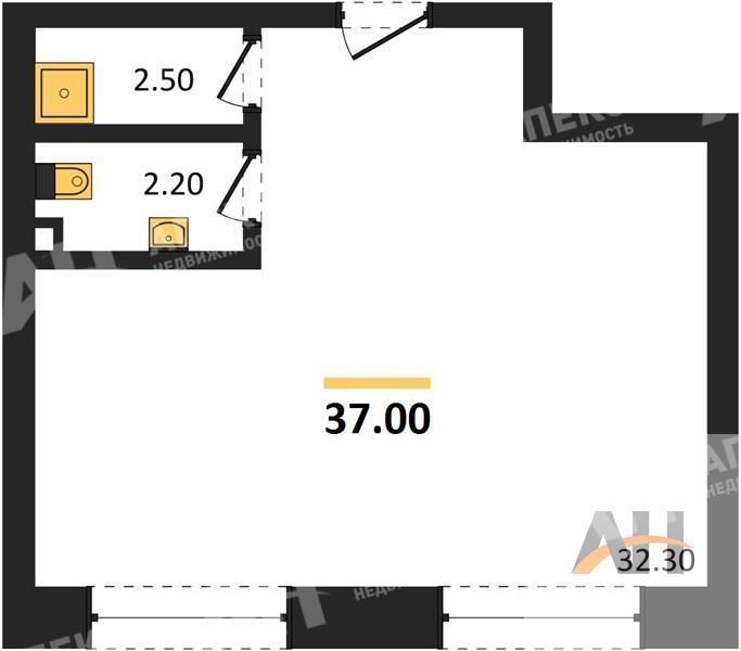 Продажа помещения свободного назначения в Москве в жилом доме на ул Академика Челомея,м.Воронцовская,37 м2,фото-1