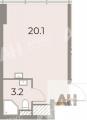 Продажа помещения свободного назначения в Москве в жилом доме на ул Автозаводская,м.ЗИЛ (МЦК),23.3 м2,фото-2