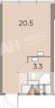 Продажа помещения свободного назначения в Москве в жилом доме на ул Автозаводская,м.ЗИЛ (МЦК),23.8 м2,фото-2