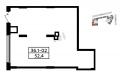 Продажа помещения свободного назначения в Коммунарке в жилом доме на Калужском шоссе ,52.4 м2,фото-7