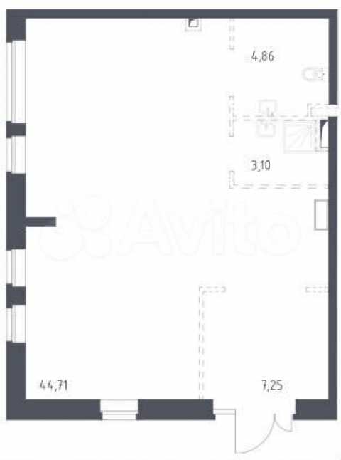 Продажа помещения свободного назначения в Крекшино в жилом доме на Киевском шоссе ,59.9 м2,фото-3