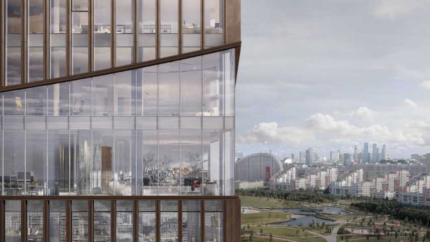 Аренда офиса в Москве в бизнес-центре класса А на Ходынском бульваре,м.ЦСКА,1713.1 м2,фото-4